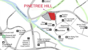 Pinetree Hill location map